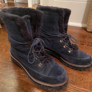 Stuart Weitzman Lace Up Winter Boots
